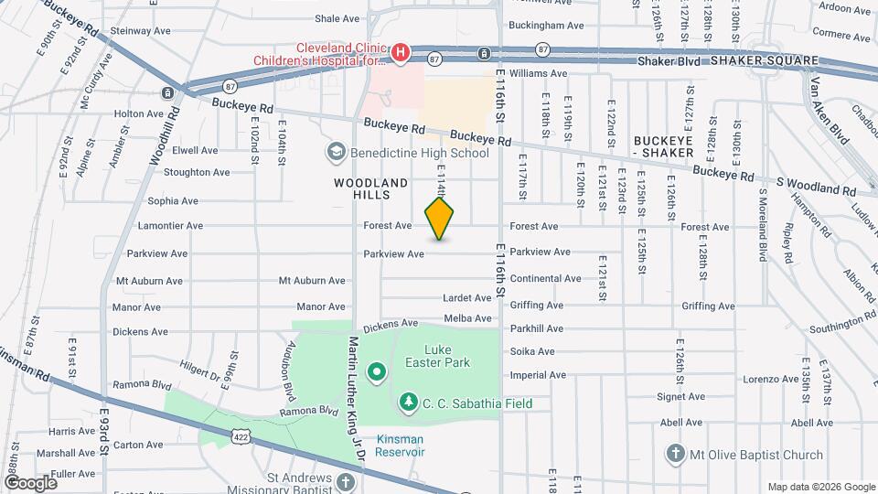11309 Parkview Ave Map and Location Details