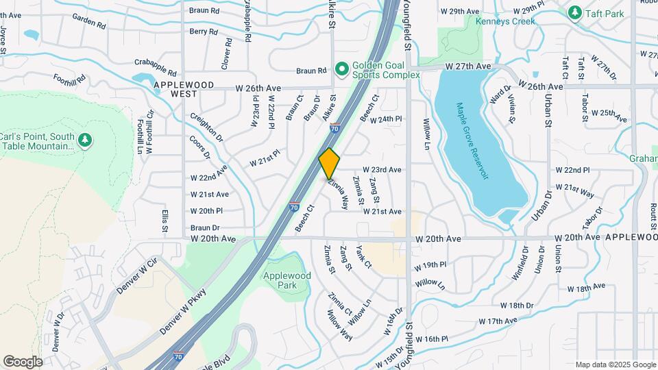 2299 Zinnia Way Map and Location Details