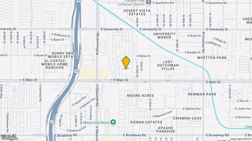 9404 E Apache Trail, Unit space 07 Map and Location Details