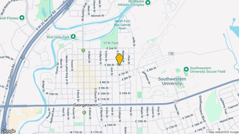 503 S College St Map and Location Details