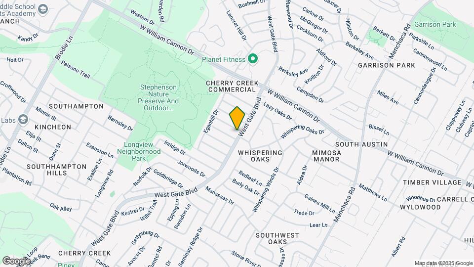2701 Deeringhill Dr Mapa y Detalles de la Ubicación