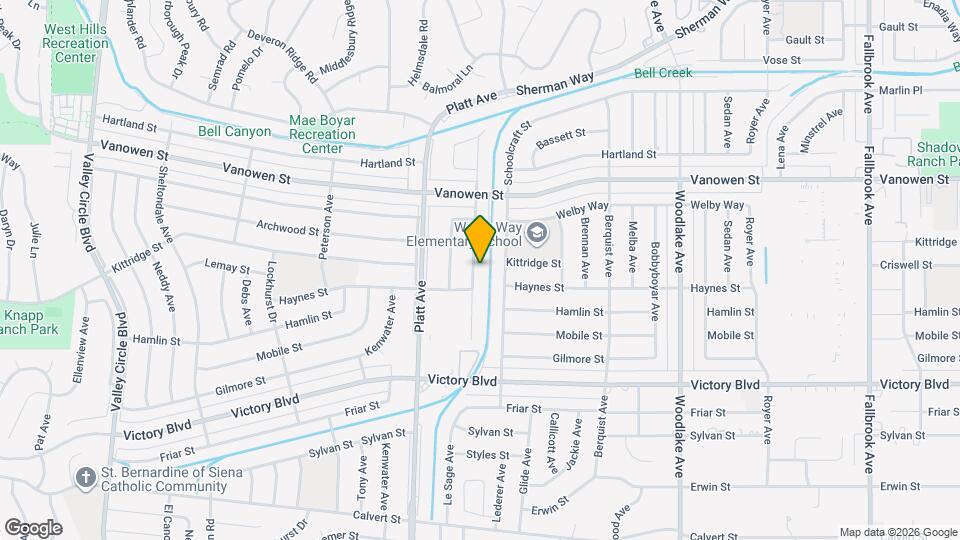 6624 Gross Ave Map and Location Details