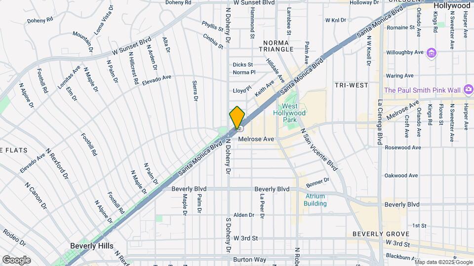9080 Santa Monica Blvd Map and Location Details