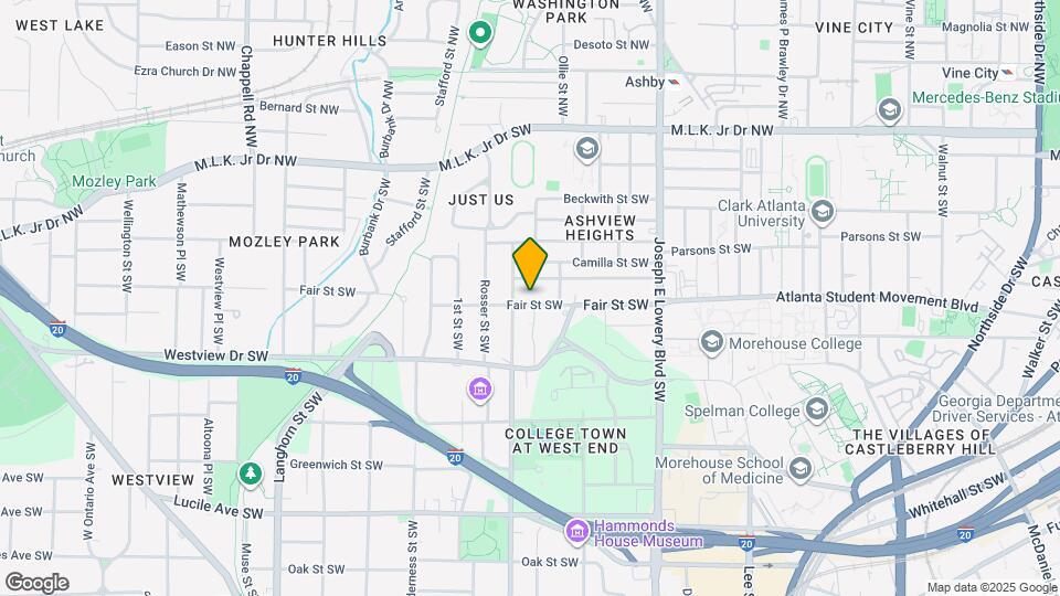 1065 Fair St SW Map and Location Details