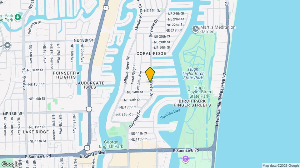 2636 NE 15th St Map and Location Details