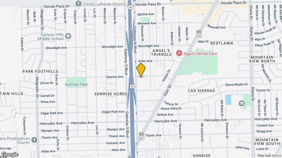 4408 Sunrise Ave Map and Location Details