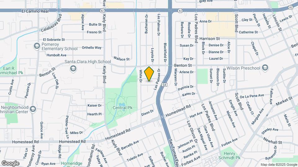 2528 Rose Way Map and Location Details