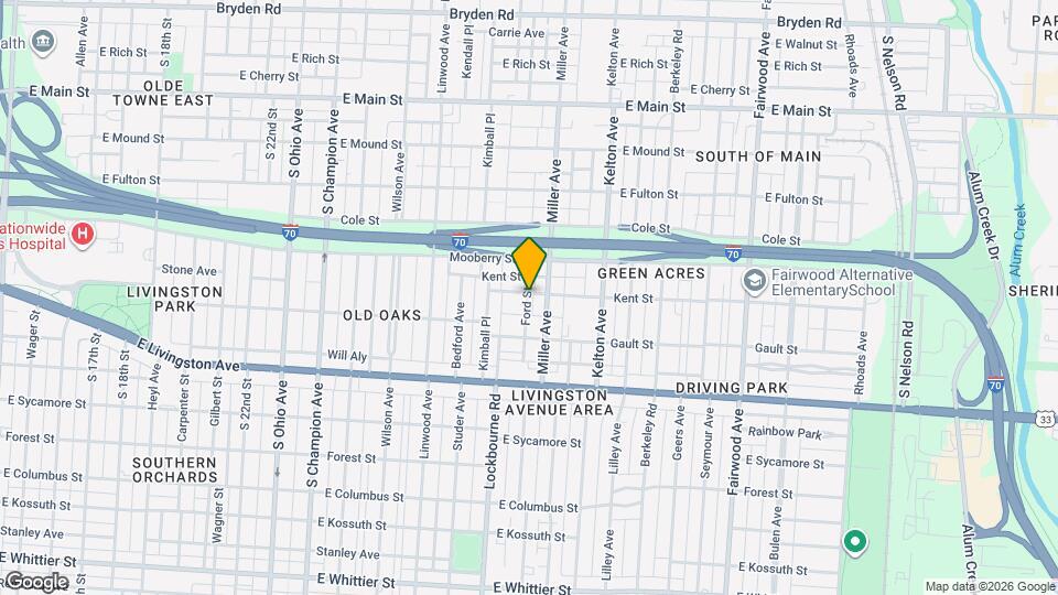 1359 Kent St Mapa y Detalles de la Ubicación