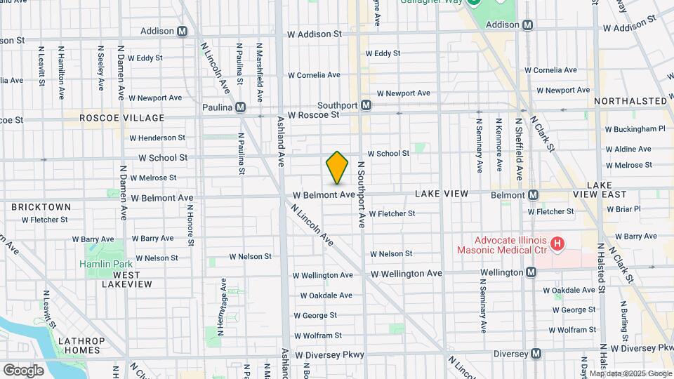 1436 W Belmont Ave, Unit G09C Map and Location Details