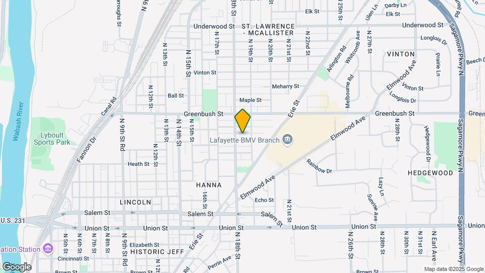 1808 Pierce St Map and Location Details