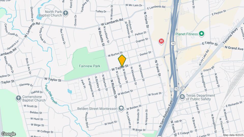 1826 N Woods St Map and Location Details