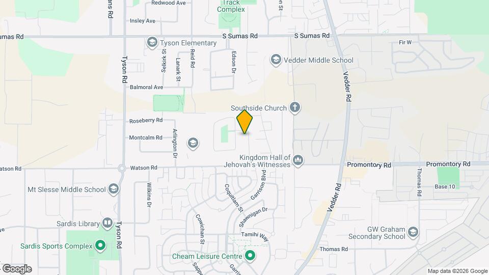 6085 Glenmore Dr Map and Location Details