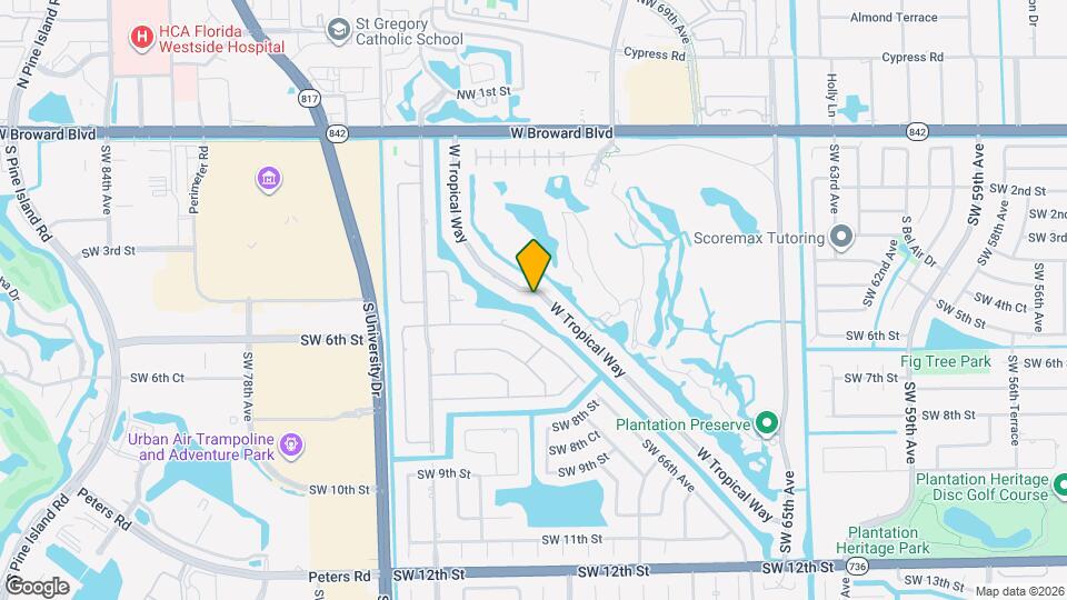481 W Tropical Way Map and Location Details