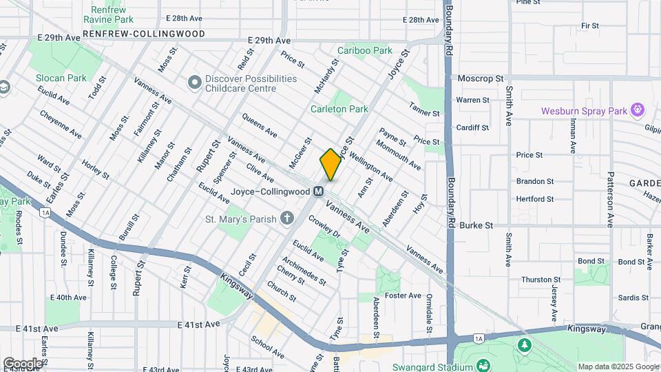 5058 Joyce St Map and Location Details