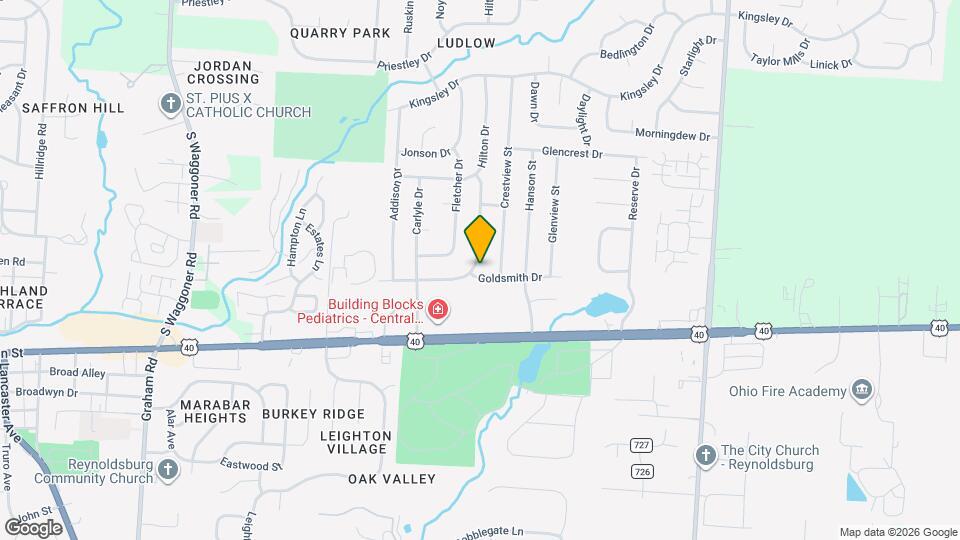 1372 Hilton Dr Map and Location Details