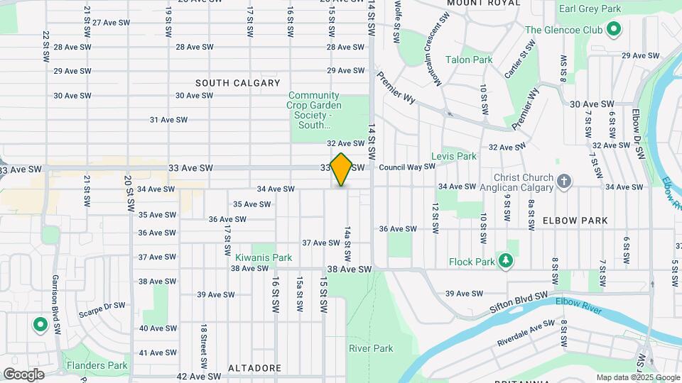 1539 34 Av SW Map and Location Details