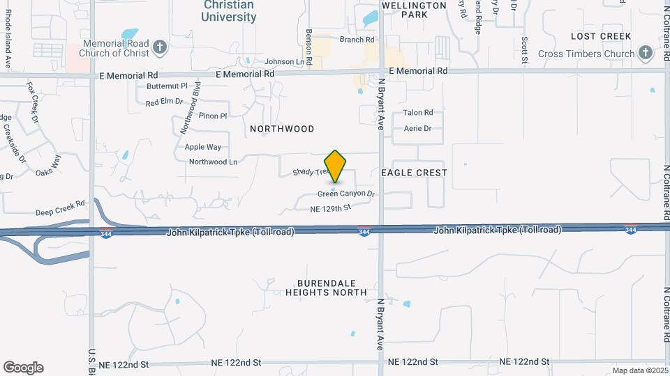 2817 Green Canyon Dr Map and Location Details