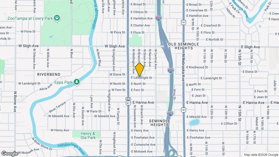 115 E Lambright St Map and Location Details