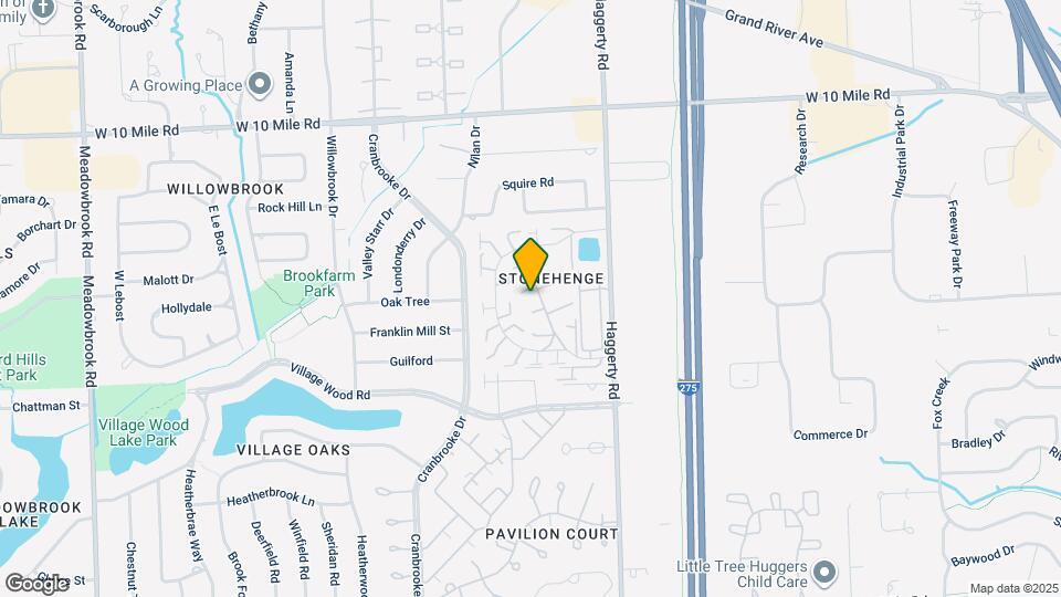 23594 N Rockledge Map and Location Details