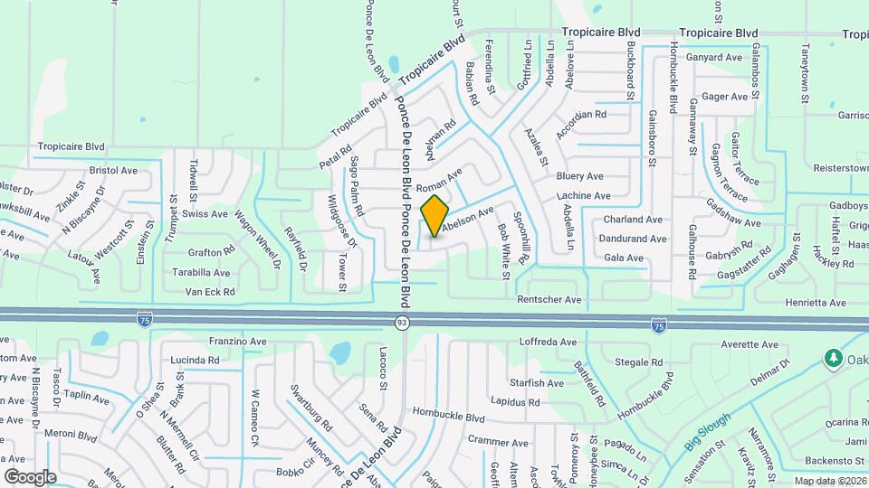 6886 Babbit Ave Map and Location Details