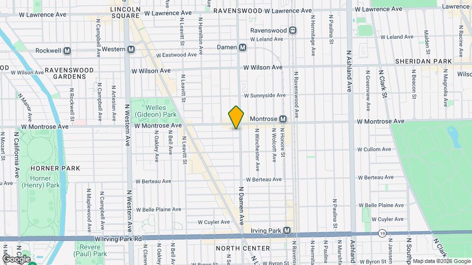 4342 N Damen Ave, Unit Z00A Map and Location Details