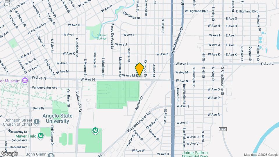 1726 S Park St Map and Location Details