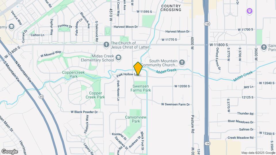 4333 Park Hollow Ln Map and Location Details