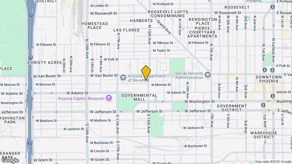 1510 W Monroe St Map and Location Details