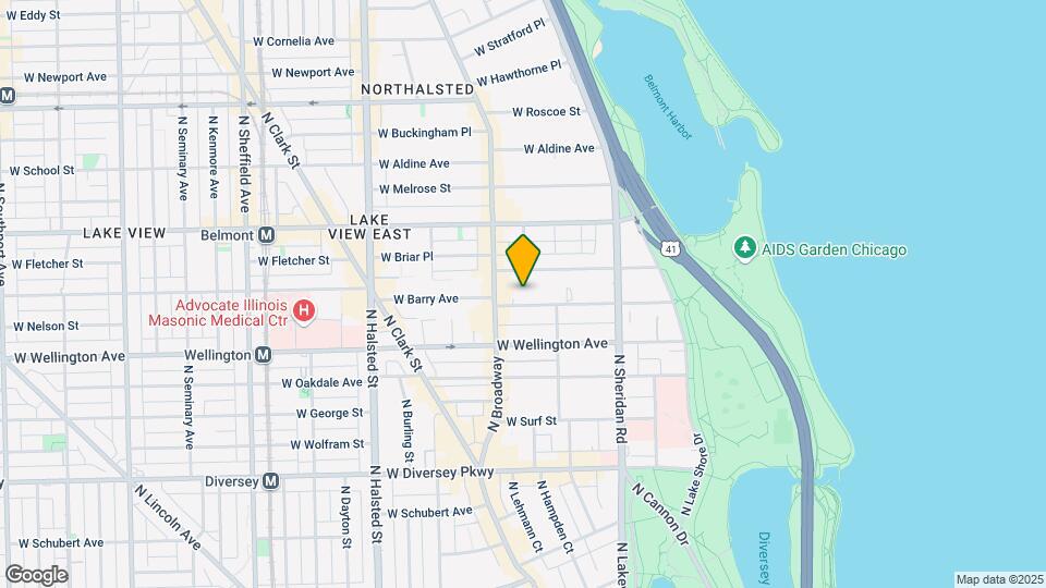530 W Barry Ave, Unit 4G Map and Location Details