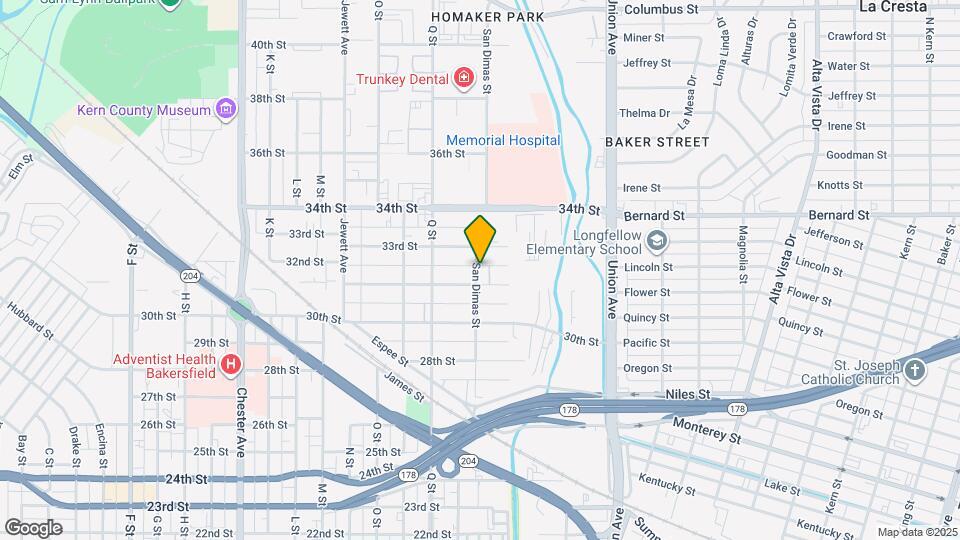 3128 San Dimas St Mapa y Detalles de la Ubicación