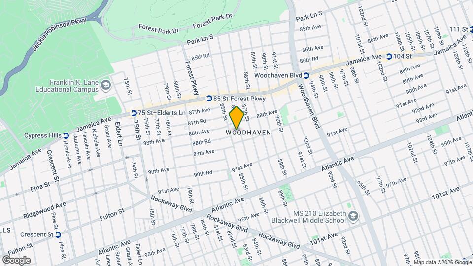 88-20 86th St Map and Location Details