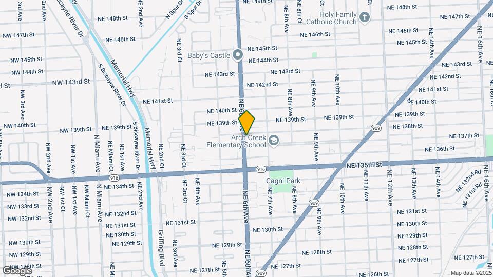 13725 NE 6th Ave Map and Location Details