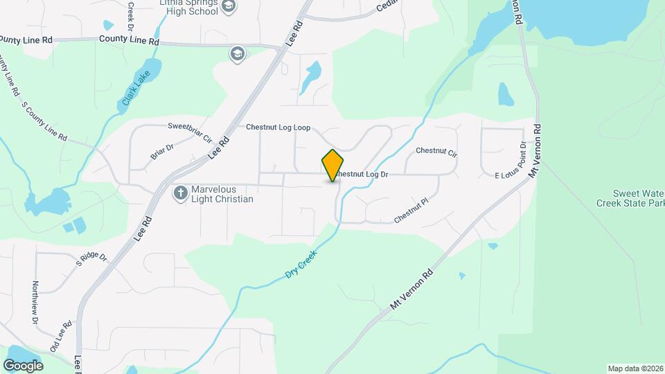 2122 Cedar Creek Ln Mapa y Detalles de la Ubicación