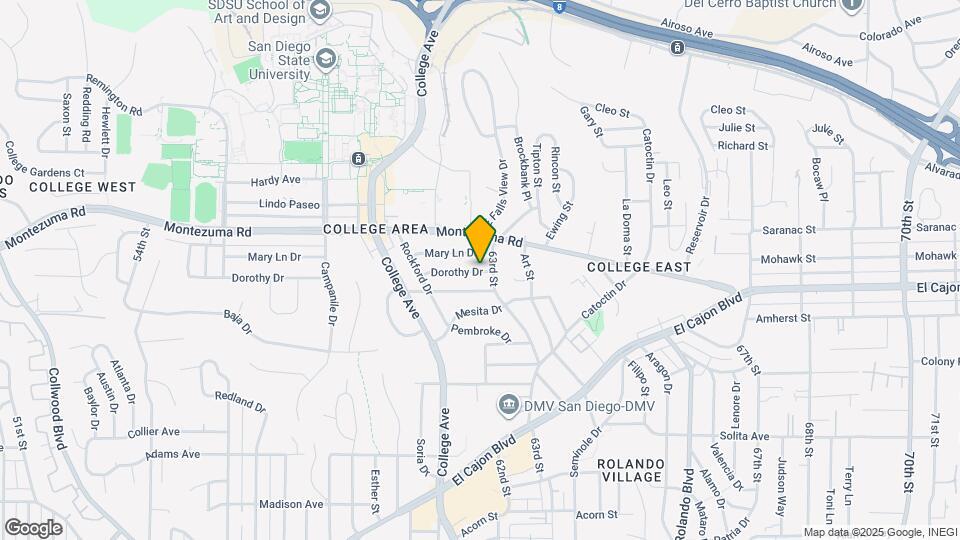 6248 Dorothy Dr Map and Location Details