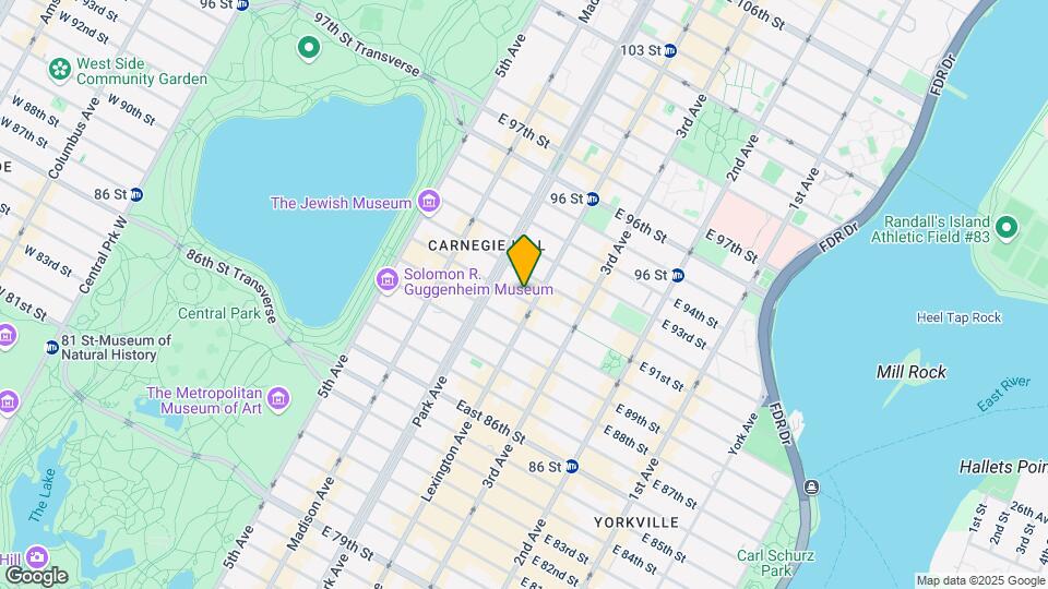 131 E 91st St Map and Location Details
