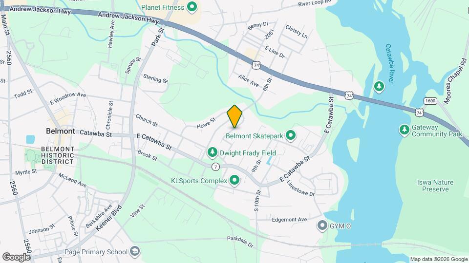 121 Pratt St Map and Location Details