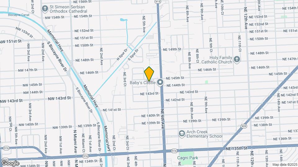 14405 NE 5th Ave Map and Location Details