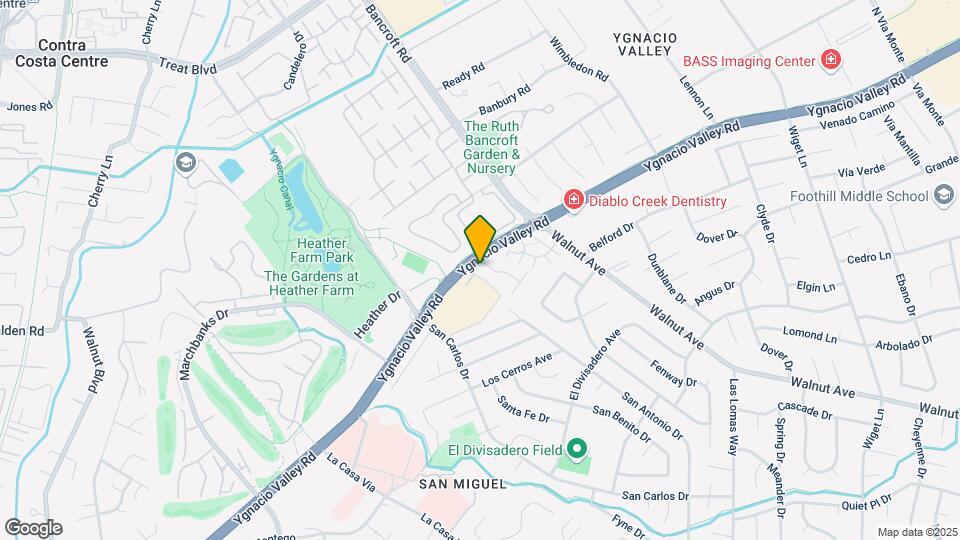 1919 Ygnacio Valley Rd Map and Location Details