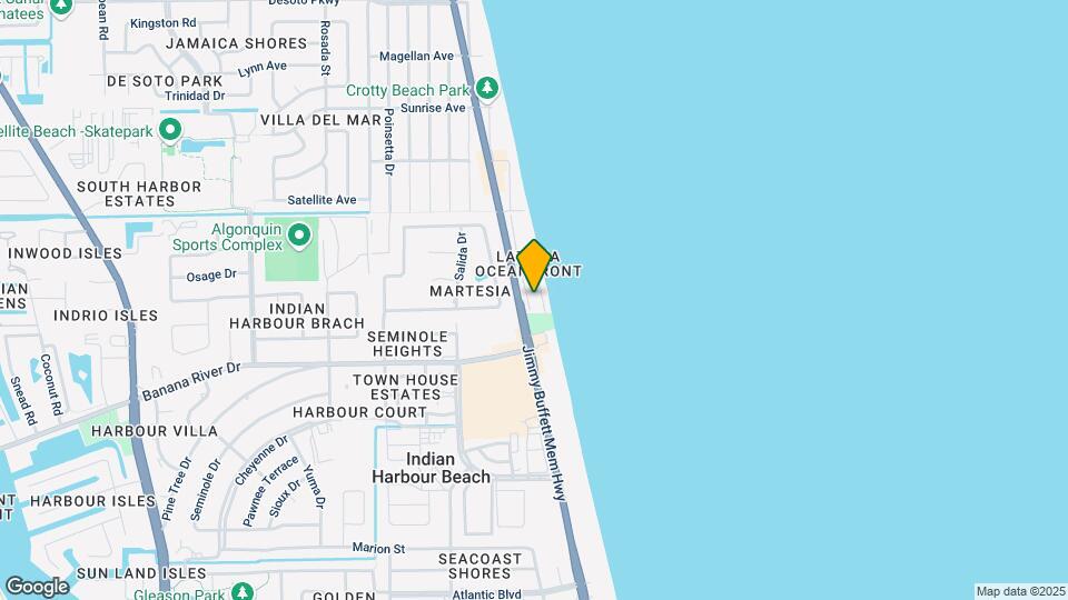 Lantana Oceanfront Condominiums Mapa y Detalles de la Ubicación