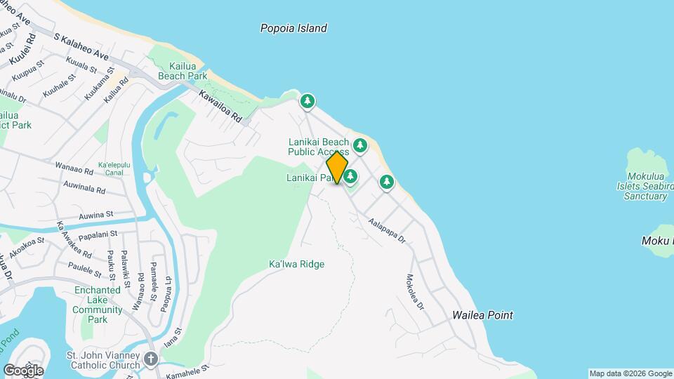 957 Aalapapa Dr Map and Location Details