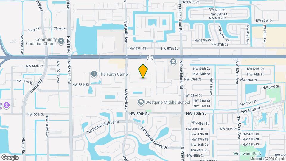 9283 NW 54th St Map and Location Details