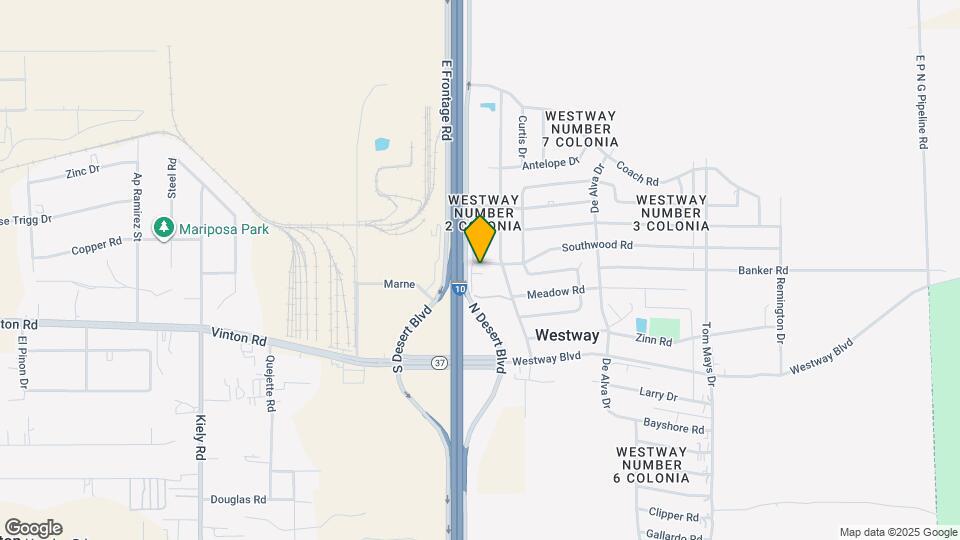 8038 N Desert Blvd Map and Location Details