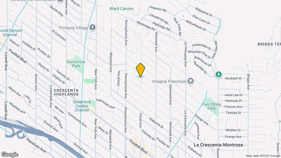 4935 Cloud Ave Map and Location Details