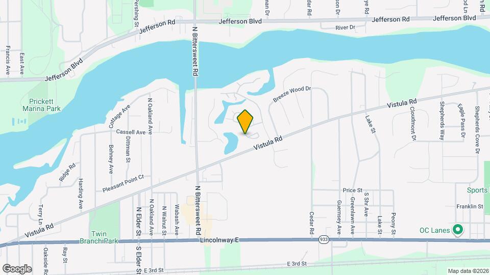 Riverpoint Apartments Map and Location Details