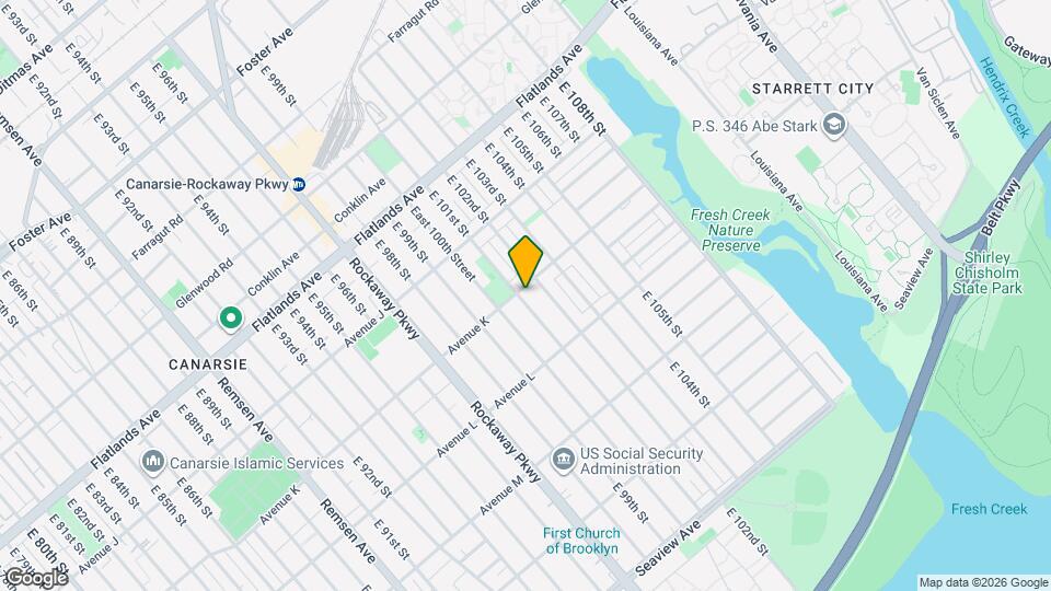 10106 Avenue K Mapa y Detalles de la Ubicación