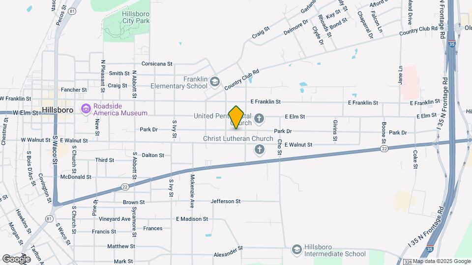 810 Park Dr Map and Location Details