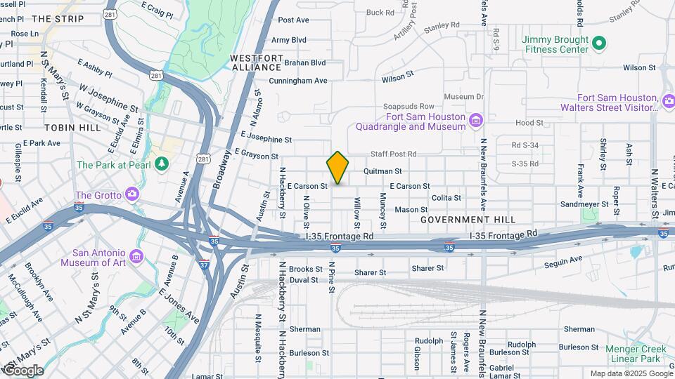 404 E Carson St Map and Location Details