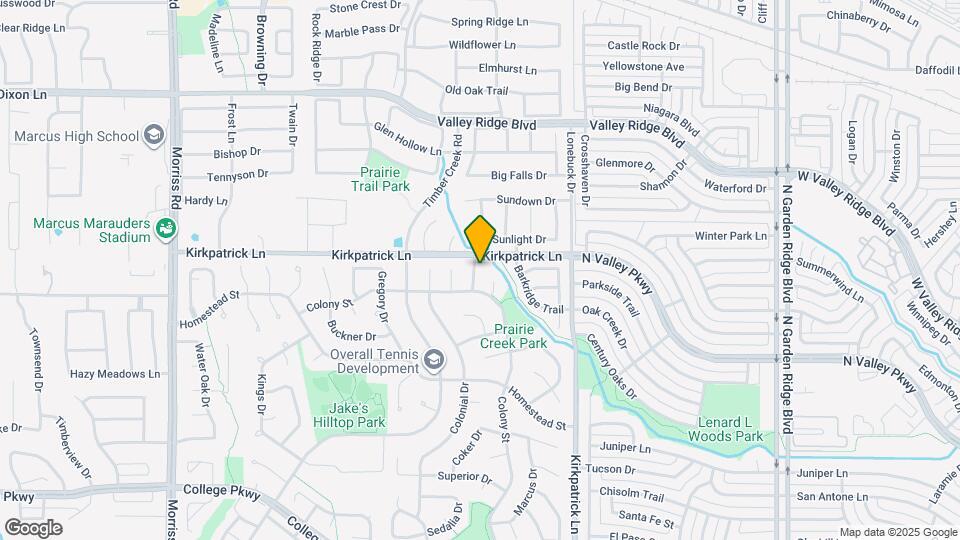 5412 Briar Ln Map and Location Details