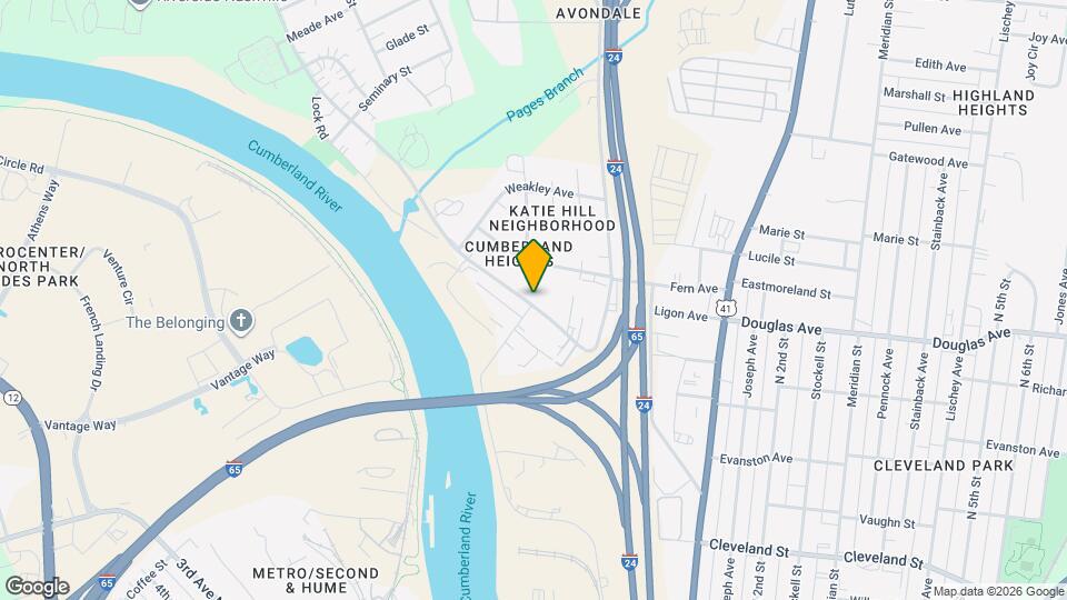 1301 Baptist World Center Dr Mapa y Detalles de la Ubicación