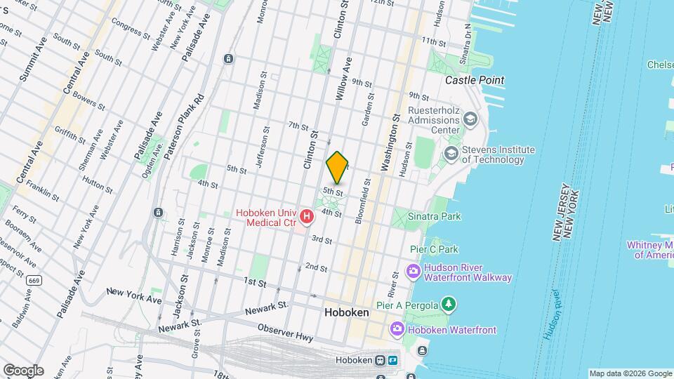 503 Park Ave Map and Location Details